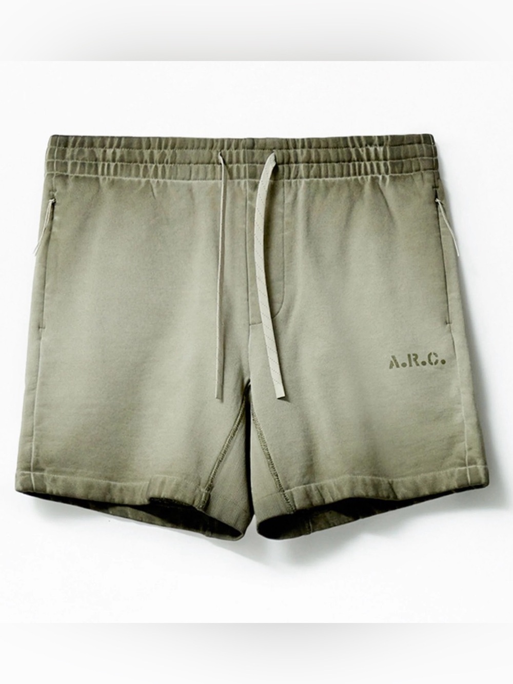 A.R.C. Men's Olive Green Drawstring Shorts